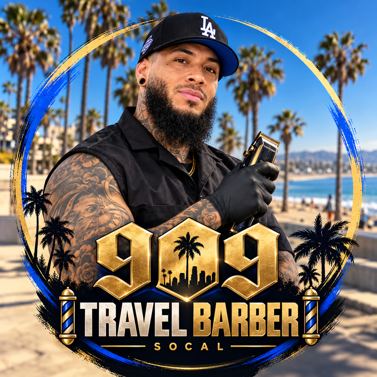 909MobileBarber logo